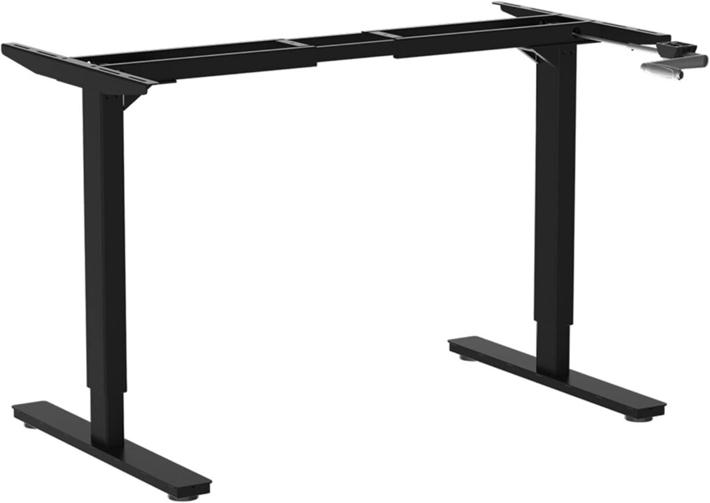 Desktopia Budget kurbelverstellbares Schreibtischgestell, ohne Tischplatte