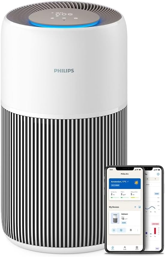 Philips Series 2000i Luftreiniger in großem Arbeitszimmer