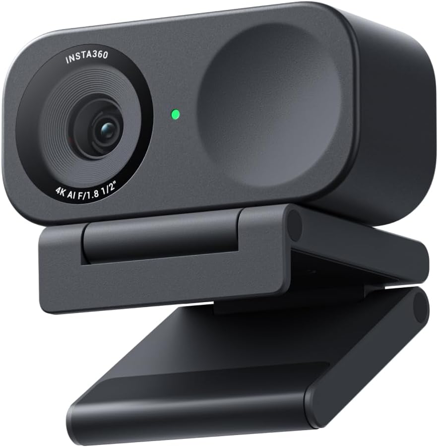 Insta360 Link 2 4K Webcam mit KI-Tracking und Geräuschunterdrückung