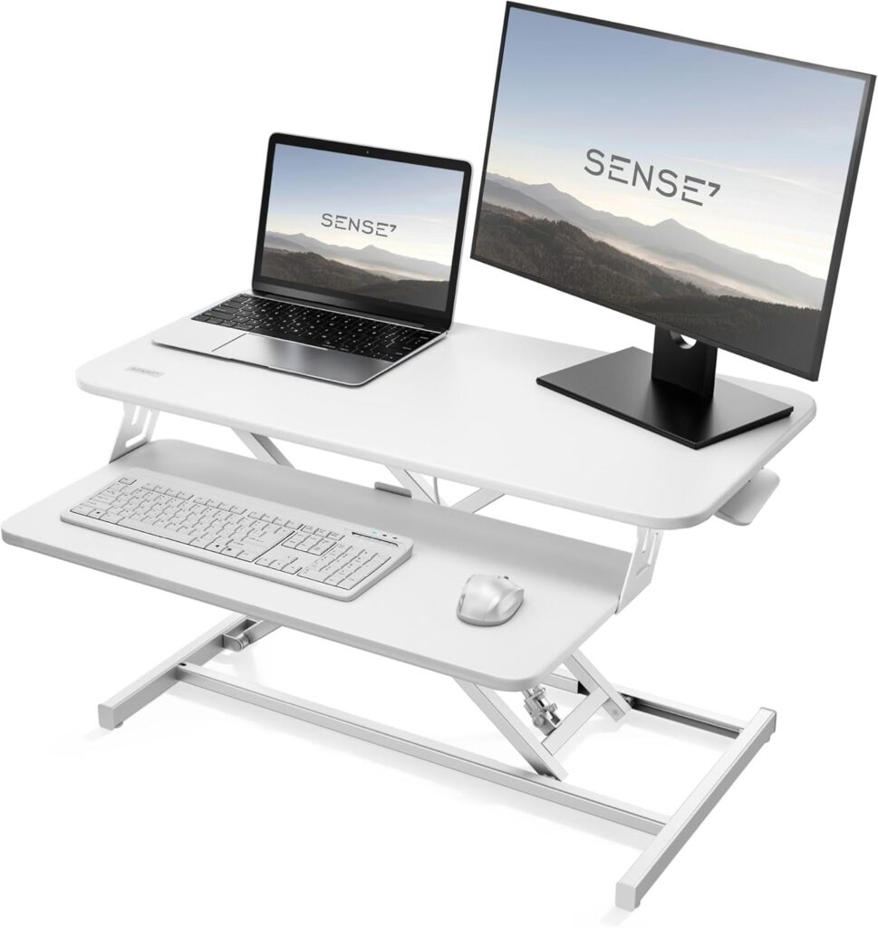 SENSE7 Klappschreibtisch-Konverter mit Tastaturauszug