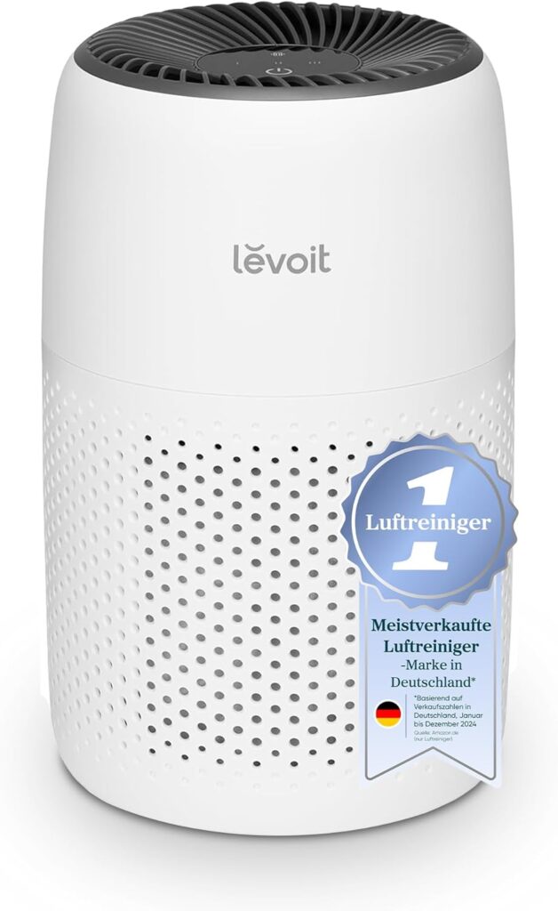Pro Breeze Mini-Luftreiniger mit Aromatherapie auf Bürotisch