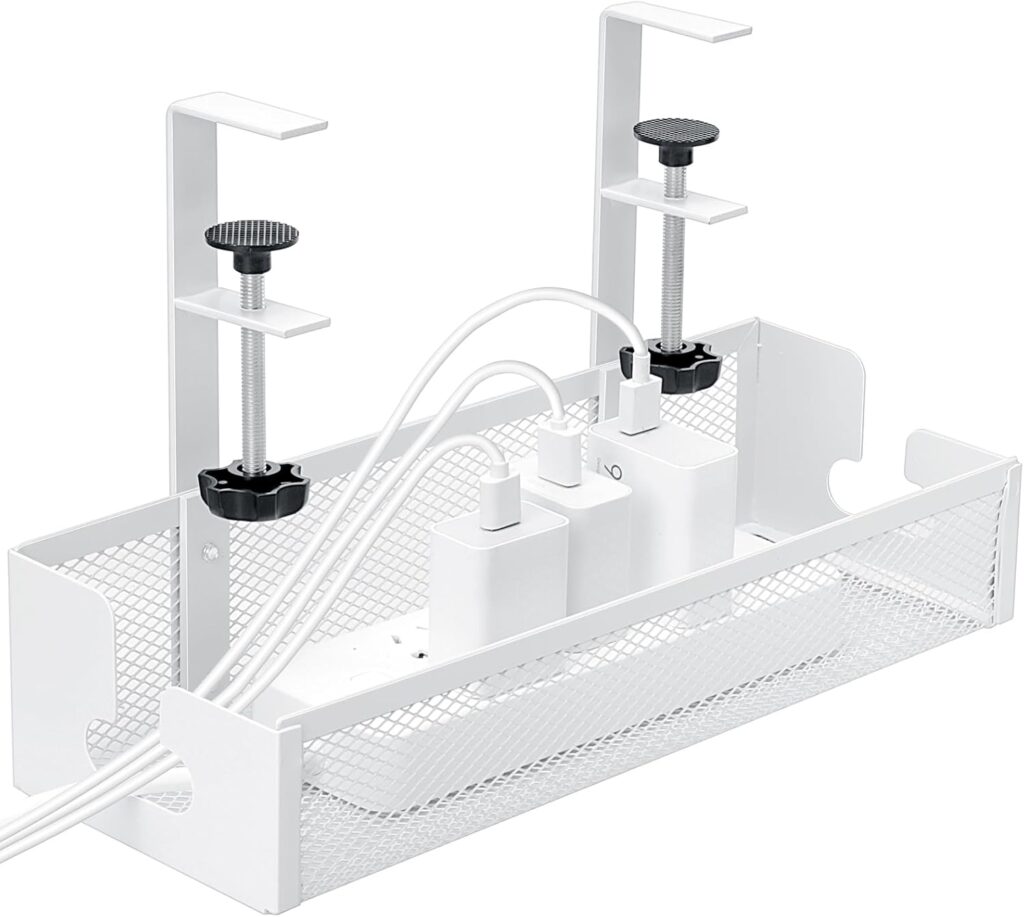 Cozary Unter-Tisch Kabelmanagement verstellbar und stabil