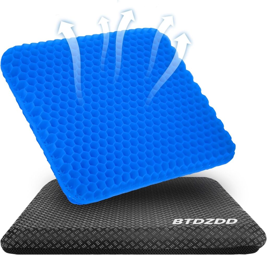 BTDZDD Gel-Sitzkissen Wabenstruktur – ergonomisches Sitzkissen fürs Homeoffice 2026